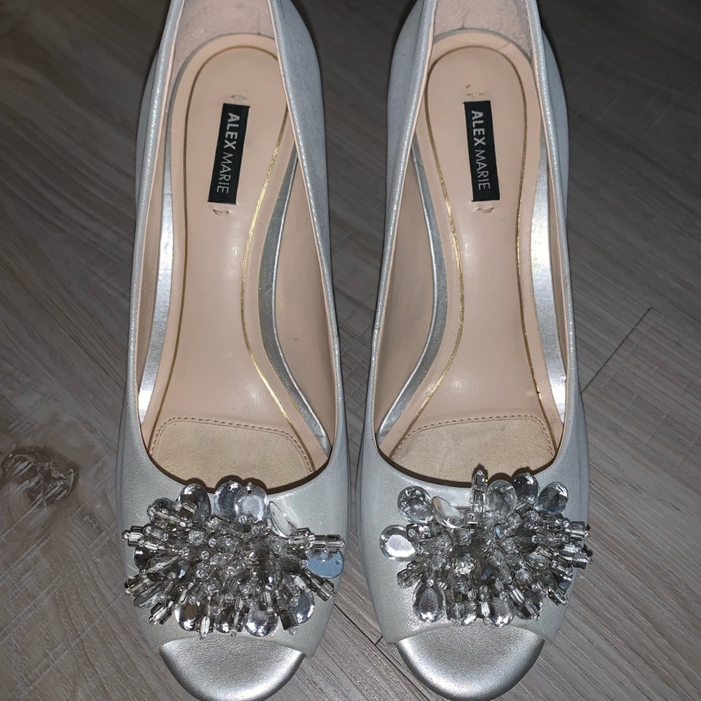 Silver Pumps - NWOT